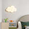 Cloud Shape Wall Lamp For Kids Bedroom Or Nursery With Soft Glow And Star Accents 1