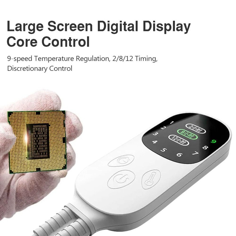 12V Electric Blanket Plush Heated Mattress For Car And RV Travel 3