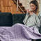 USB Heated Blanket Winter Shawl Washable Electric Body Warmer 4