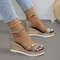 Womens Platform Wedge Sandals For Summer Comfort And Style 5
