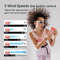 JISULIFE Handheld Turbo Fan With 5 Speeds And USB Rechargeable Power 3