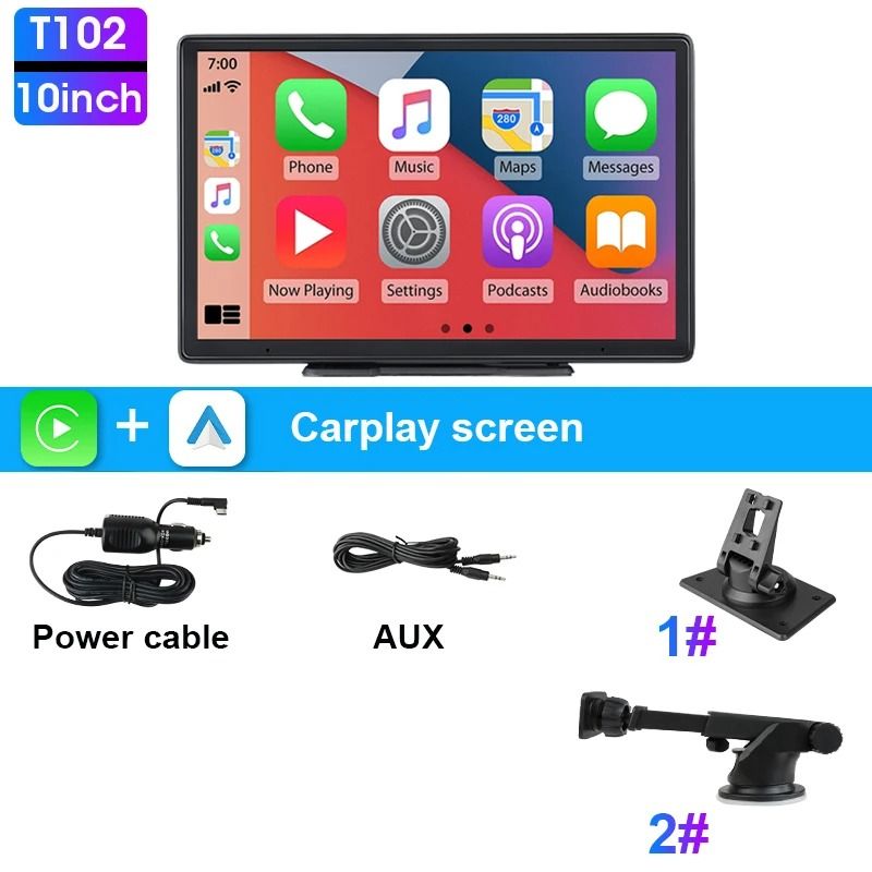 Car Smart Screen With Wireless Carplay And Android Auto For 10 Inch Displays 7