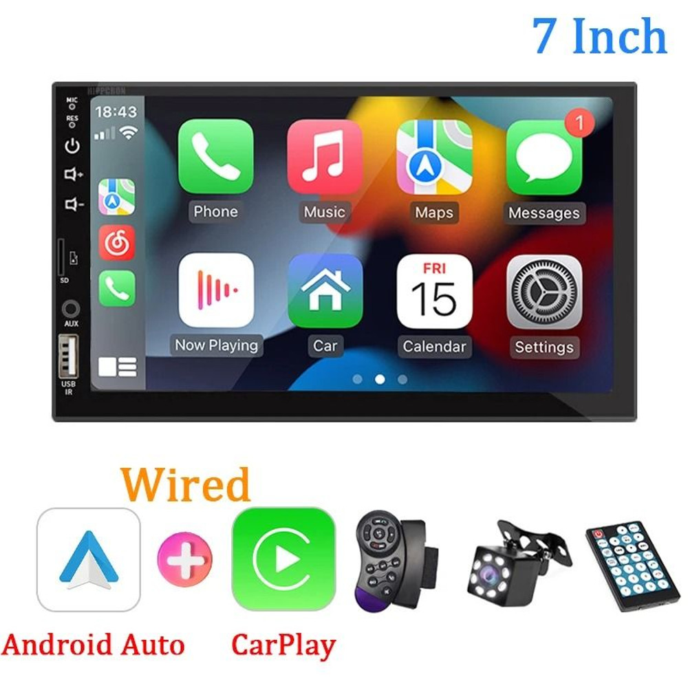 7 Inch Car Stereo With Touch Screen Carplay Android Auto Bluetooth FM AUX And MirrorLink 9