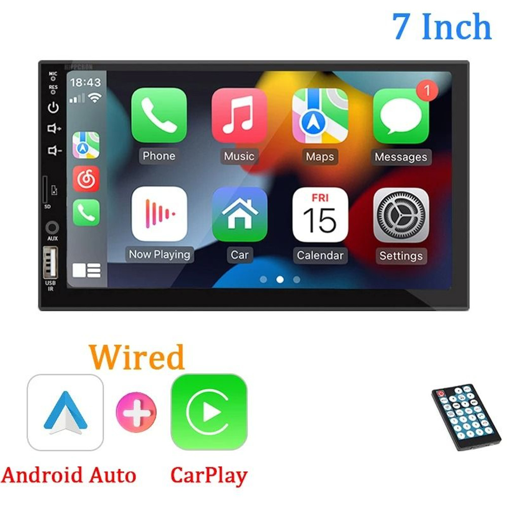 7 Inch Car Stereo With Touch Screen Carplay Android Auto Bluetooth FM AUX And MirrorLink 6