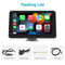 7 Inch Portable CarPlay Android Auto Touch Screen Car Radio With GPS Navigation And Rear View Camer 5