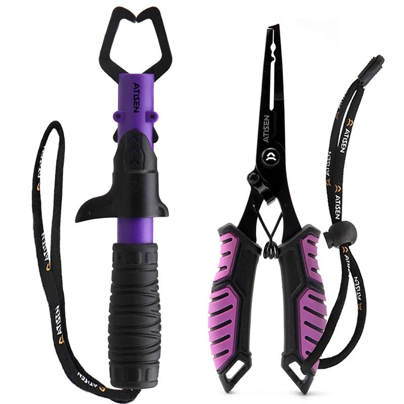 Stainless Steel Fishing Lip Gripper Professional Fish Grabber Tool 11