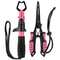 Stainless Steel Fishing Lip Gripper Professional Fish Grabber Tool 12
