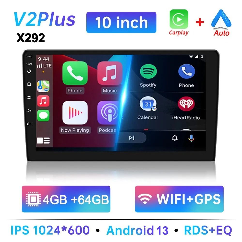 7 9 10 Inch Universal Android 13 2 Din Car Stereo With Carplay Android Auto Bluetooth GPS Navigatio 12