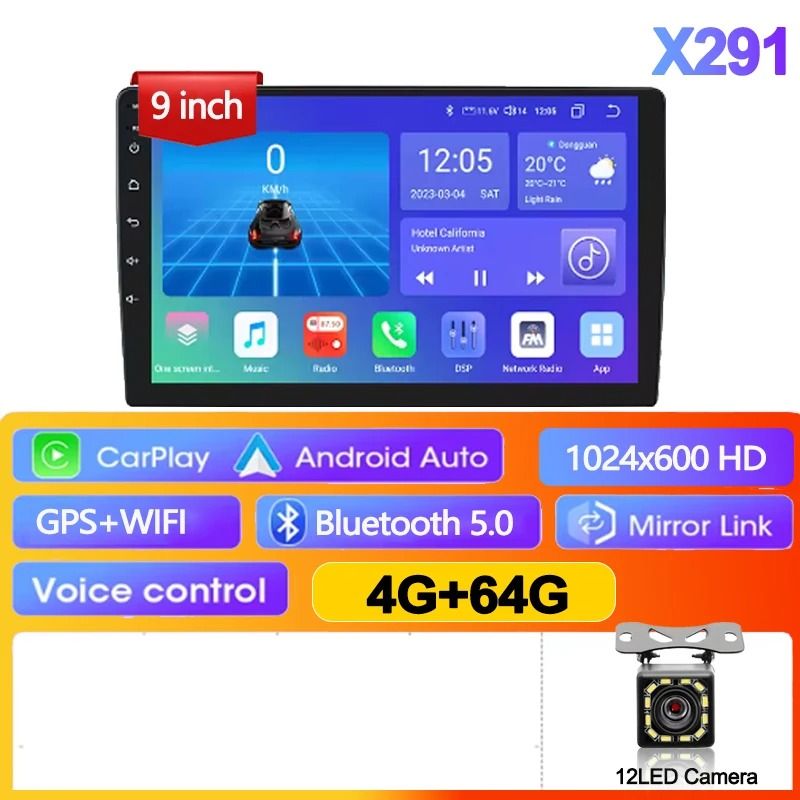 7 9 10 Inch Universal Android 13 2 Din Car Stereo With Carplay Android Auto Bluetooth GPS Navigatio 14