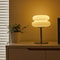 Creamy Style USB Plug Tri Color Dimming Bedside Table Lamp For Bedroom And Study 1
