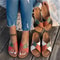 Women Summer Slides Party Wedge Sandals Non Slip Platform Footwear For Women 4
