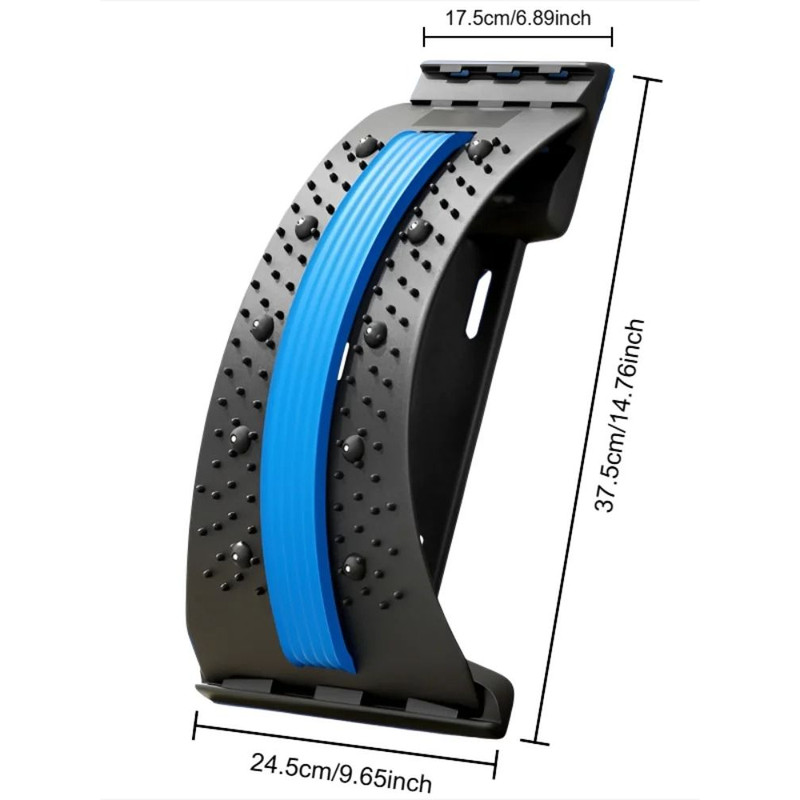 Spine Traction Back Stretcher Massage Device For Lumbar Pain Relief And Alignment 5