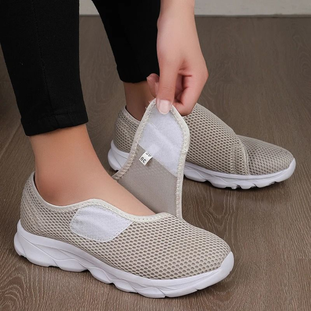 Women Orthopedic Wide Foot Adjustable Diabetic Support Walking Shoes 9