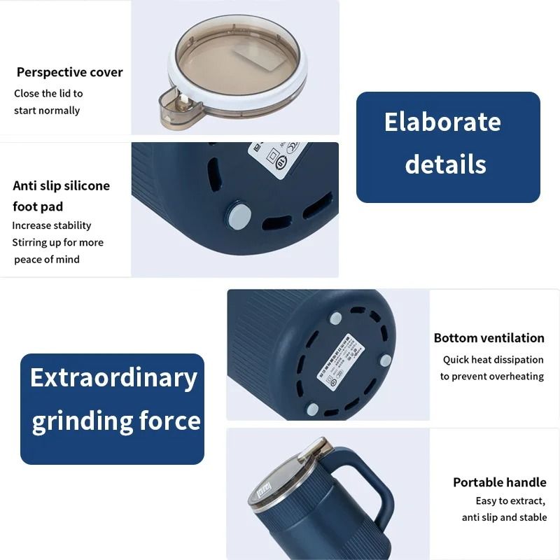 Electric Coffee Grinder 300 W Multifunction Spice Grain Mill And Baby Food Blender 3