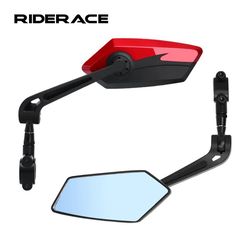 wide angle bicycle rear view mirrors set for left and right with flexible mount