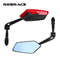 Wide Angle Bicycle Rear View Mirrors Set For Left And Right With Flexible Mount 0