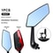 Wide Angle Bicycle Rear View Mirrors Set For Left And Right With Flexible Mount 12