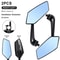 Wide Angle Bicycle Rear View Mirrors Set For Left And Right With Flexible Mount 14