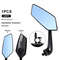 Wide Angle Bicycle Rear View Mirrors Set For Left And Right With Flexible Mount 7
