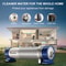 Wheelton Whole House High Flow Water Filter Purifier Reusable SUS304 001um PVDF 1000L To 3000L Capa 4