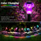 Solar LED Mushroom Garden Stake Lights Set Of Four For Outdoor Pathway Decoration 5