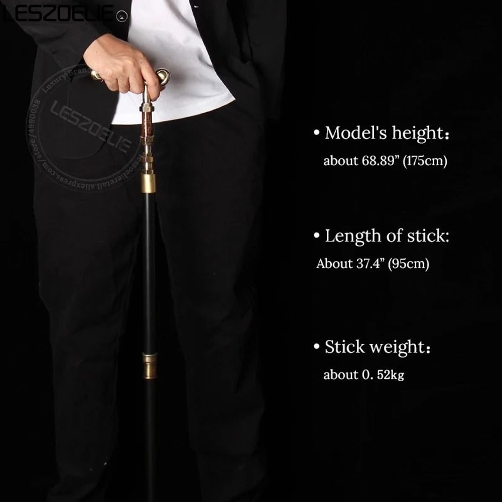 Elegant Luxury Walking Stick Men Decorative Walking Cane Women Bronze Handle Noble Pattern Fashiona 5