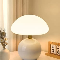 Mushroom USB Table Lamp Pink Orange Red White Yellow