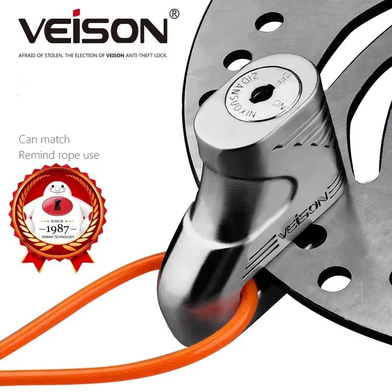 VEISON Motorcycle Disc Brake Lock 4