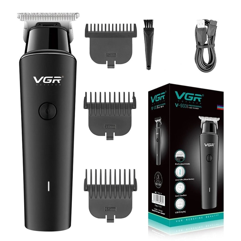 VGR V937 Professional Hair Trimmer Cordless Clipper With LED Display And Rechargeable Battery 9
