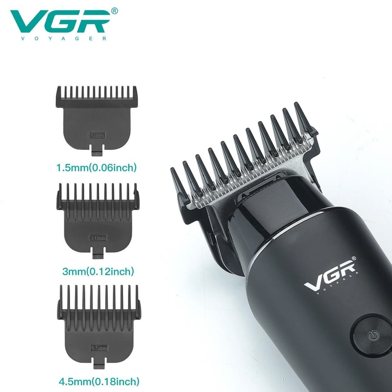 VGR V937 Professional Hair Trimmer Cordless Clipper With LED Display And Rechargeable Battery 4