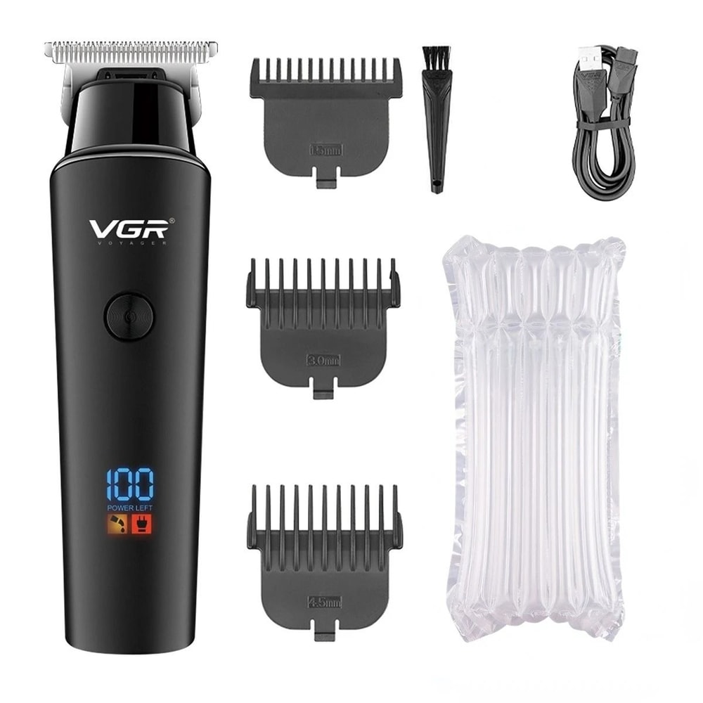 VGR V937 Professional Hair Trimmer Cordless Clipper With LED Display And Rechargeable Battery 6