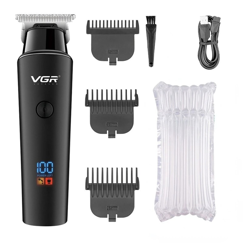 VGR V937 Professional Hair Trimmer Cordless Clipper With LED Display And Rechargeable Battery 6