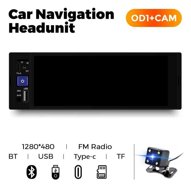 MEKEDE 686 Inch 1Din Carplay Android Auto MP5 Car Radio 11