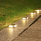 4PCS Solar Dock Lights 8LED Waterproof Wireless Outdoor Deck Driveway Lights 0