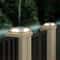 4PCS Solar Dock Lights 8LED Waterproof Wireless Outdoor Deck Driveway Lights 4