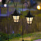 Vintage Hexagon Solar Pathway Lights 2 Pack 0