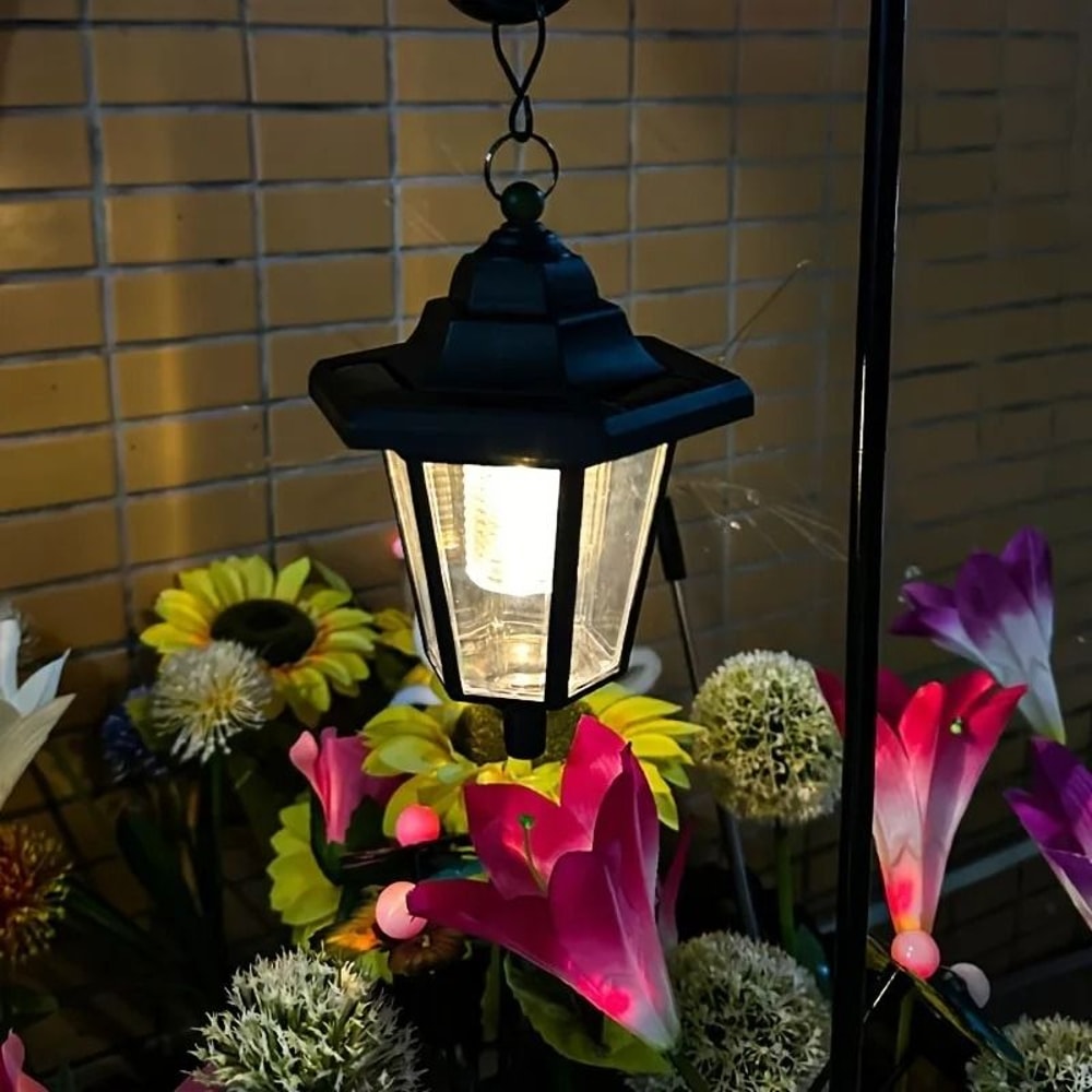 Vintage Hexagon Solar Pathway Lights 2 Pack 2