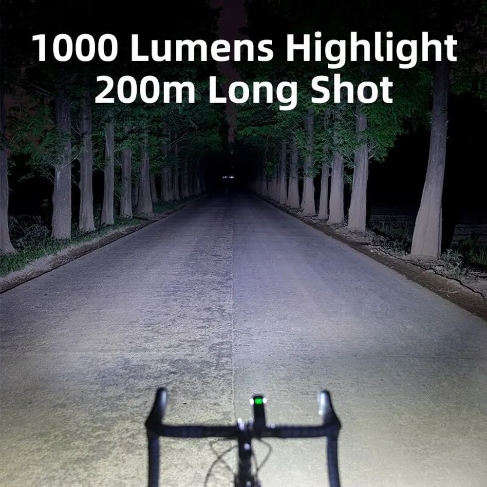 OFFBONDAGE 1000 Lumen Bike Headlight Power Bank Flashlight 4