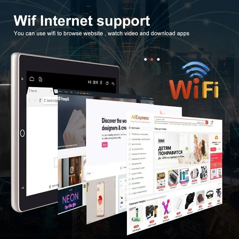 Android 15 0 101 Inch Automatic Rotate Car Radio Android Auto Carplay Multimedia Player 3