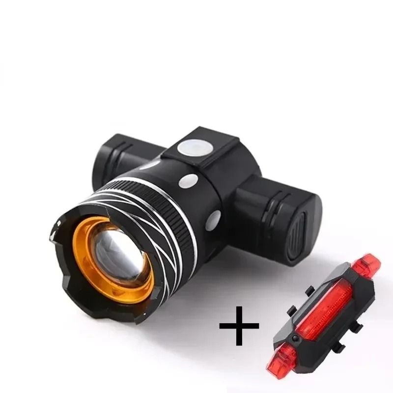 Z30 1500LM T6 LED Bike Light USB Rechargeable Waterproof Zoomable Cycling Lamp 7