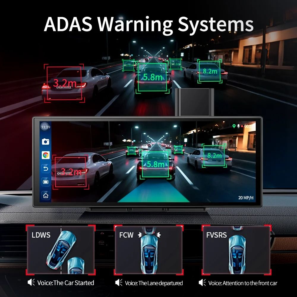 Imagebon M70 114 Inch 4G Android 14 Dashcam With Wireless CarPlay Android Auto 4