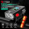 X Tiger Bike Light Headlight Bicycle Lamp With 5200mAh Power Bank 8