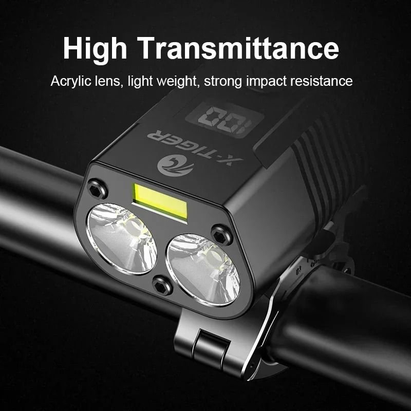 X Tiger Bike Light Headlight Bicycle Lamp With 5200mAh Power Bank 1