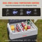 SucceBuy Portable Foldable Car Refrigerator 35L 45L 55L With Wheels And Handle 2