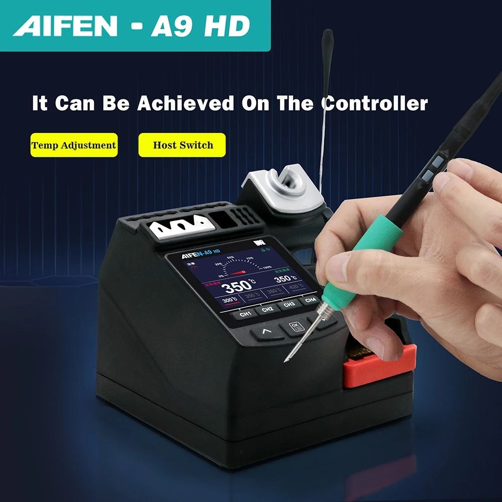AIFEN A9HD 180W Digital Soldering Iron Station With Curve Mode 4