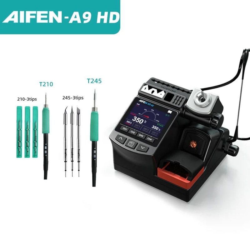 AIFEN A9HD 180W Digital Soldering Iron Station With Curve Mode 8