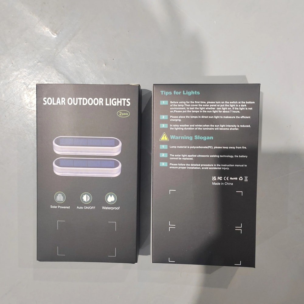 Solar Step Lights Waterproof LED Warm White Pathway Lights For Stairs And Driveways 6