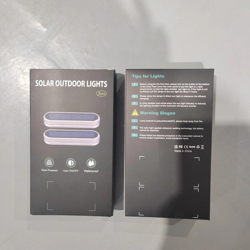 Solar Step Lights Waterproof LED Warm White Pathway Lights For Stairs And Driveways 6