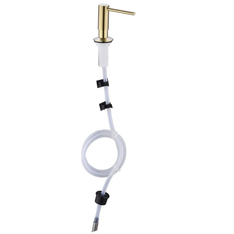 Stainless Steel Kitchen Sink Soap Dispenser Extension Tube Kit 5