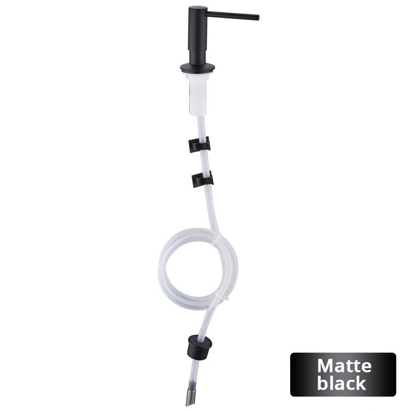 Stainless Steel Kitchen Sink Soap Dispenser Extension Tube Kit 6